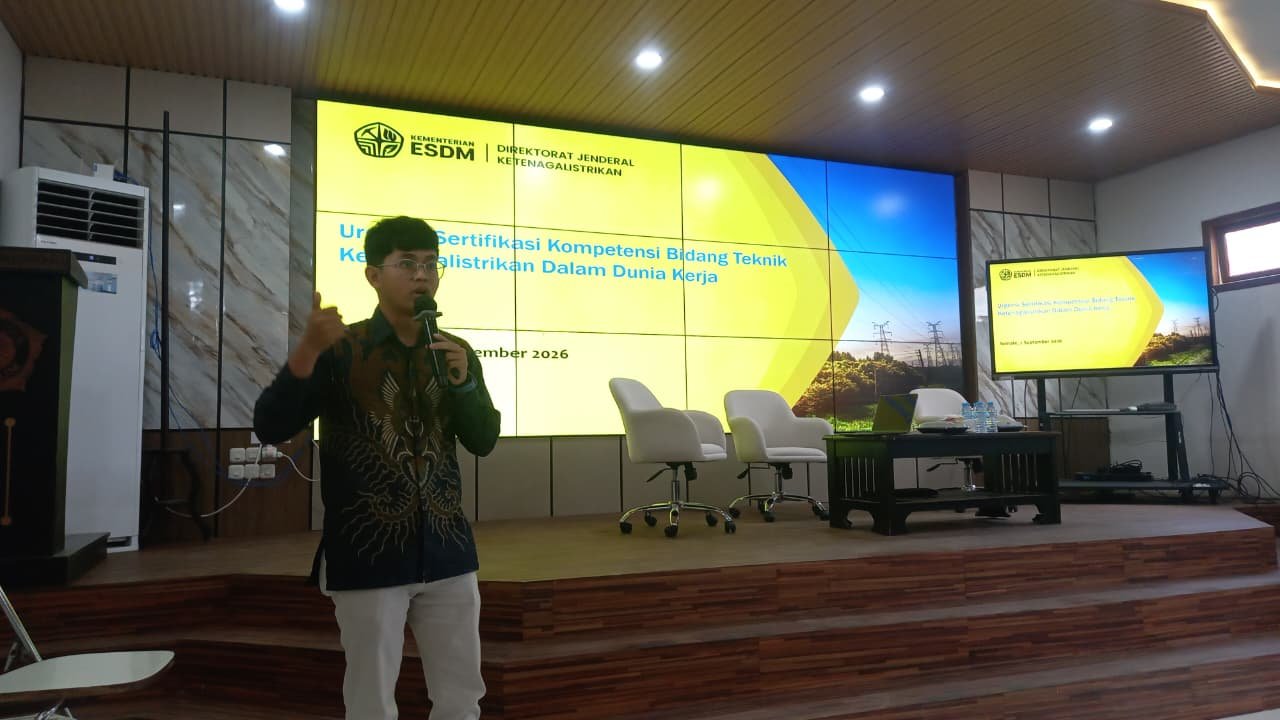 Siapkan Lulusan Siap Kerja, Prodi Teknik Elektro Unkhair Gelar Kuliah Tamu Bersama Kementerian ESDM